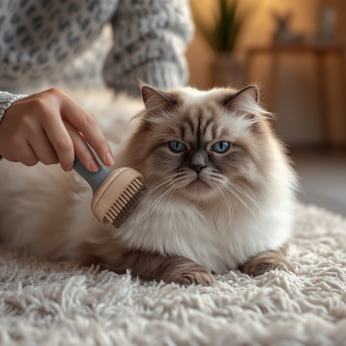 ragdoll cat shedding control
